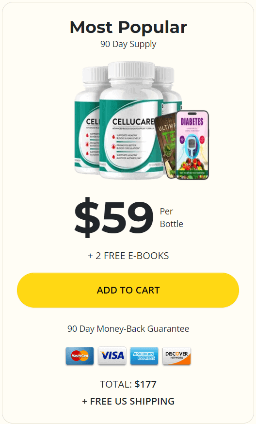 CelluCare 3 bottle