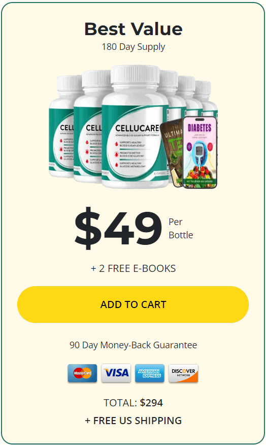 CelluCare 6 bottle